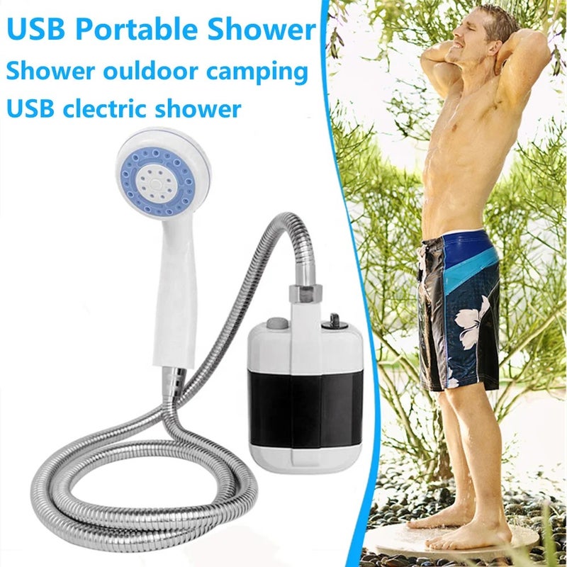 Bluejw Portable Camping Shower - Rechargeable Battery Powered Handheld Electric Shower Head for Outdoor Use & Handheld Showers - Image 2